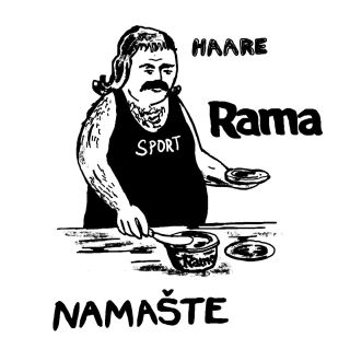 Zatímco paní cvičí u TV.